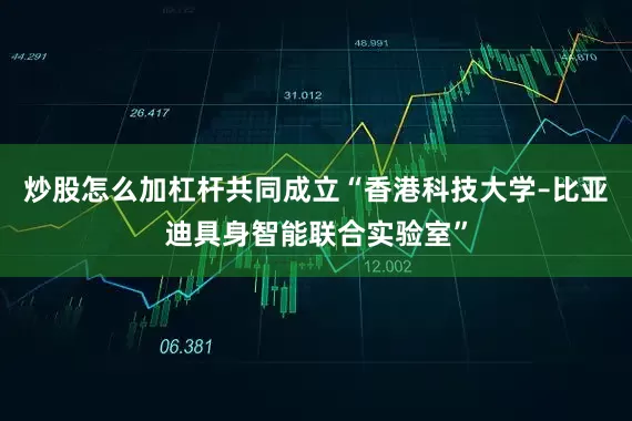 炒股怎么加杠杆共同成立“香港科技大学–比亚迪具身智能联合实验室”
